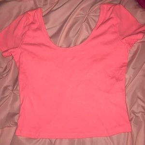 Hot pink Hollister crop top size XS